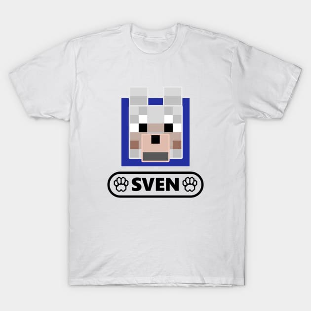 Sven Good Boy Black T-Shirt by felixbunny